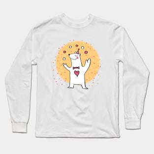 Party Polar Bear Long Sleeve T-Shirt